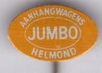 JUMBO aanhangers Helmond blik speldje ( D_366 ), Verzenden, Zo goed als nieuw, Transport, Speldje of Pin