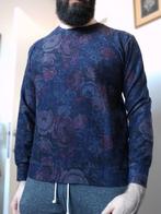 Paarse trui met bloemenprint medium [M] Zara, Paars, Zara Man, Gedragen, Verzenden