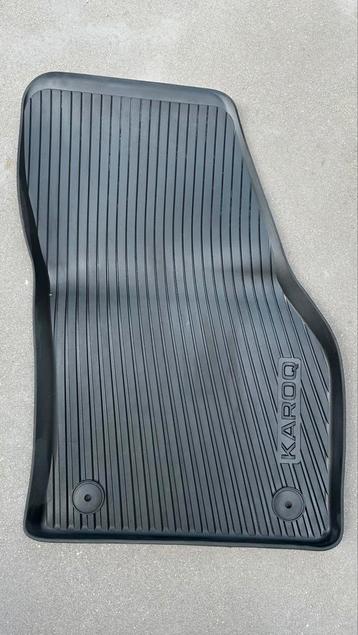 Rubberen Vloermatten Skoda Karoq - originele matten met logo beschikbaar voor biedingen