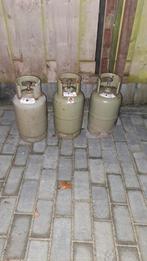 3 gasflessen gasfles, Ophalen of Verzenden, Gebruikt