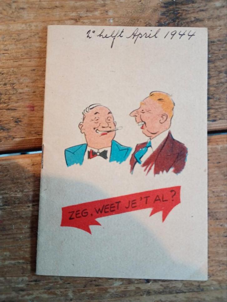 De Gil zeg weet jij het al. Brochure NSB wo2, Verzamelen, Militaria | Tweede Wereldoorlog, Boek of Tijdschrift, Nederland, Ophalen of Verzenden