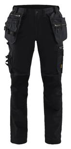 Nieuw! Dames werkbroek met stretch zwart/zwart 713013709999, -, Zwart, -, Ophalen of Verzenden