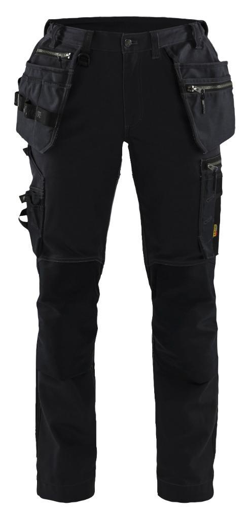 Nieuw! Dames werkbroek met stretch zwart/zwart 713013709999, Kleding | Dames, Broeken en Pantalons, Nieuw, Zwart, Lang, Ophalen of Verzenden