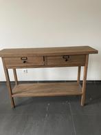 Houten sidetable, Ophalen, 100 tot 150 cm, Zo goed als nieuw, 25 tot 50 cm