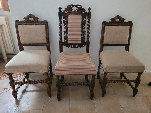 Gratis Antieke Stoelen Set van 6, Antiek en Kunst, Antiek | Meubels | Stoelen en Banken, Ophalen
