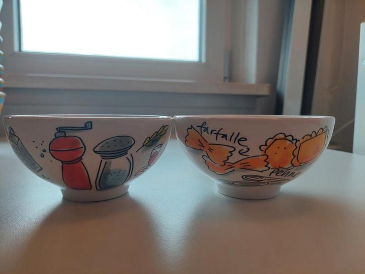 Blond Amsterdam Pasta Kommetjes Set, Huis en Inrichting, Keuken | Servies, Zo goed als nieuw, Kom(men), Blond Amsterdam, Aardewerk