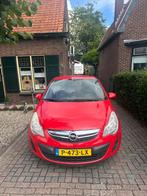 Opel Corsa 1.2 Ecoflex 51KW 3D 2012 Rood, Auto's, Voorwielaandrijving, Euro 5, Zwart, 4 cilinders