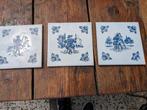 3 vintage tegeltjes, Antiek en Kunst, Antiek | Wandborden en Tegels, Ophalen