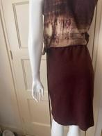 Rivamonti aubergine kleurige wollen rok mt M/L wol & zijde., Kleding | Dames, Rokken, Maat 38/40 (M), Paars, Zo goed als nieuw
