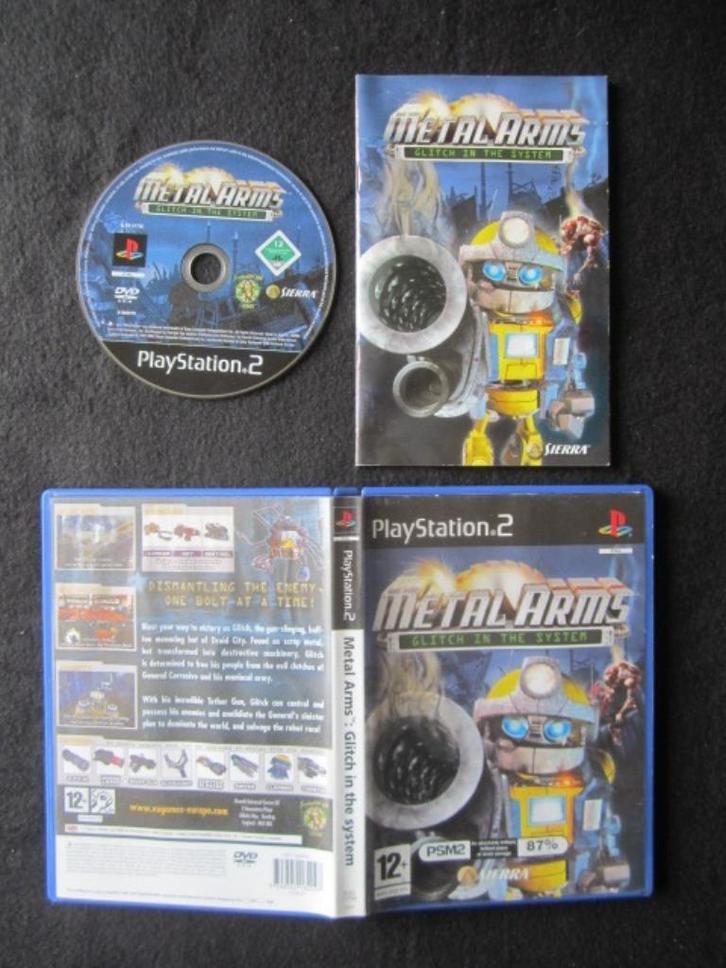 PS2 - Metal Arms - Playstation 2, Spelcomputers en Games, Games | Sony PlayStation 2, Zo goed als nieuw, Avontuur en Actie, 2 spelers