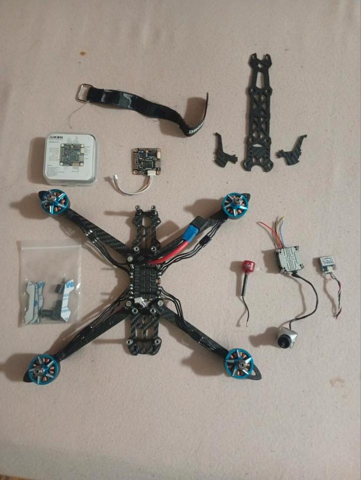 7 inch fpv 6s (kompleet), Hobby en Vrije tijd, Modelbouw | Radiografisch | Helikopters en Quadcopters, Ophalen of Verzenden