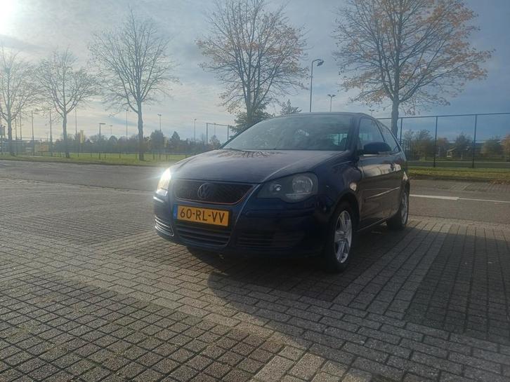 Volkswagen Polo 9N3 Optive 1.4 55KW 2005 Blauw, Auto's, Volkswagen, Particulier, Polo, ABS, Airbags, Airconditioning, Centrale vergrendeling