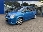 Opel MERIVA-A OPC 1.6Turbo (179PK) Recaro stoelen *UNIEK*, Auto's, Opel, 65 €/maand, Gebruikt, 700 kg, Blauw