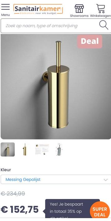 Hotbath toiletborstel beschikbaar voor biedingen