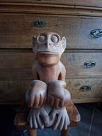 Massief houten aap, Antiek en Kunst, Ophalen of Verzenden