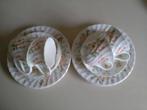 4 Wedgwood  cottage rose dejeuners, Overige typen, Ophalen of Verzenden, Zo goed als nieuw, Wedgwood