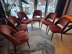 6 eetkamerstoelen Amore, Ophalen, Overige kleuren, Modern, stof, Zo goed als nieuw