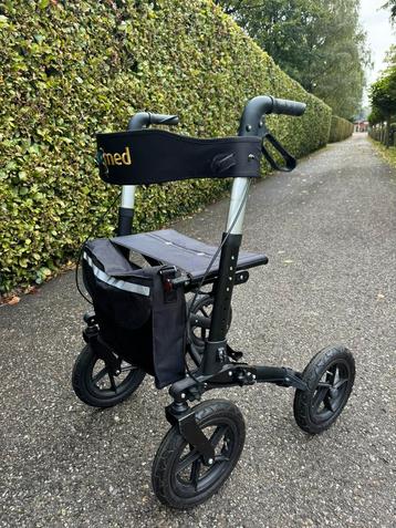 Rollator Dunimed outdoor off road grote banden opvouwbaar beschikbaar voor biedingen