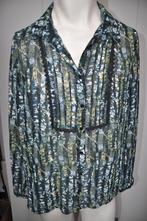 TH18 Mooi Shirt Zwart Groen Blauw wit Femme9 maat L, Kleding | Dames, Ophalen of Verzenden, Zo goed als nieuw, Overige kleuren