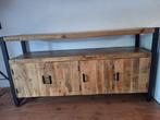 Zeer Mooie mango dressoir, Ophalen, Met deur(en), 150 tot 200 cm, Zo goed als nieuw
