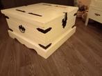 Salontafel/kist, Ophalen, Gebruikt, 50 tot 100 cm, Vierkant