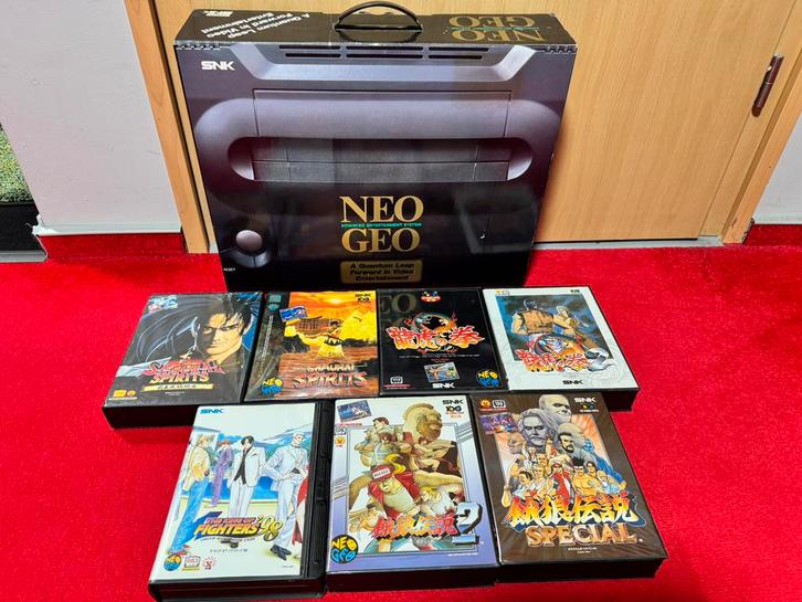 Neo•Geo AES NEO-0 Jap. - CIB - 7 TOP Games MEGA PACK BUNDLE, Spelcomputers en Games, Spelcomputers | Overige, Zo goed als nieuw