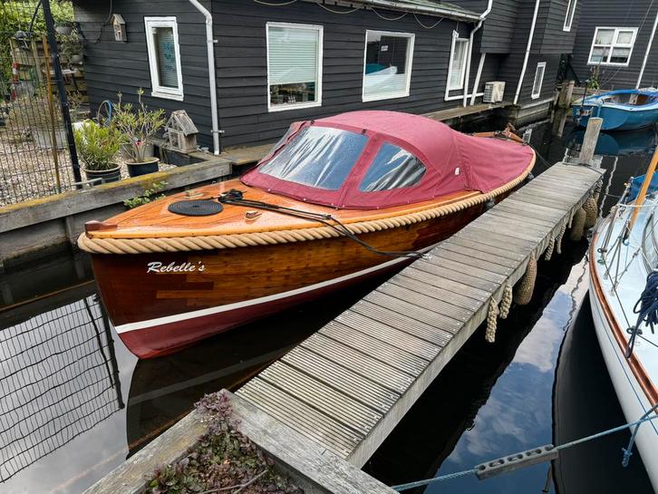 Klassieke sloep (8m), Watersport en Boten, Sloepen, Gebruikt, 10 tot 30 pk, 6 meter of meer, Binnenboordmotor, Diesel, Hout, Ophalen