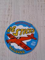 sticker MODELVLIEGCLUB anno 1937 te KELDONK, Verzamelen, Ophalen of Verzenden, Zo goed als nieuw, Sport