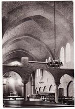 Oosterhout Paulusabdij gezicht op het koorgestoelte 1965., Verzenden, 1960 tot 1980, Gelopen, Noord-Brabant