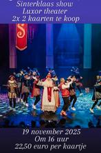 Tickets Sinterklaas show, Tickets en Kaartjes, Twee personen, November