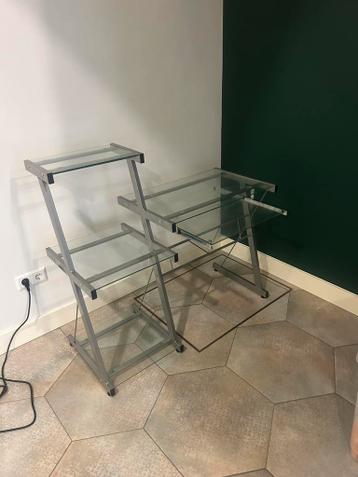 (Computer) Bureau van glas - afbeelding 2