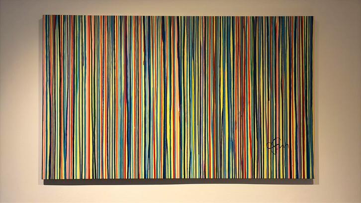 Schilderij, abstracte kunst, Antiek en Kunst, Kunst | Overige Kunst, Ophalen