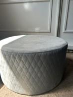 Grijze poef, Overige materialen, Rond, Nieuw, Minder dan 50 cm