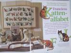 Origineel borduur telpatroon van Franciens katten-abc, Ophalen of Verzenden, Nieuw, Handborduren, Patroon