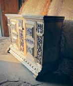 Uniek antiek dressoir commode houtsnijwerk hoffz, Antiek en Kunst, Ophalen