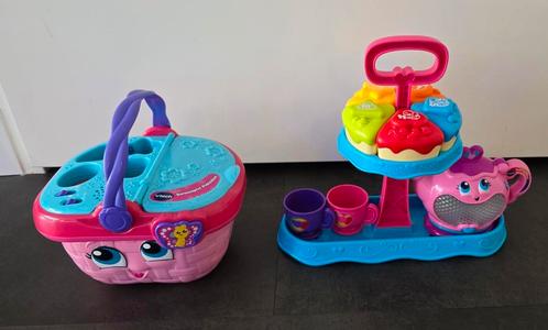 VTech picknickmand & theeservies – interactief speelgoed, Kinderen en Baby's, Speelgoed | Vtech, Zo goed als nieuw, Ophalen