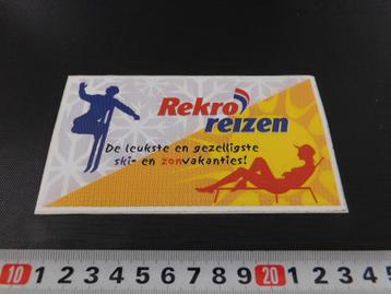 sticker rekro reizen leukste gezelligste ski / zon vakantie* beschikbaar voor biedingen
