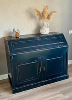 Zwarte secretaire/bureaukast/dressoir van De Troubadour, Huis en Inrichting, Kasten | Secretaires, Ophalen, Gebruikt