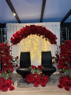 Decoratie backdrop + bankje, Ophalen, Zo goed als nieuw, Geboorte of Huwelijk