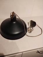 Zwarte hanglamp, Huis en Inrichting, Lampen | Hanglampen, Ophalen of Verzenden, Zo goed als nieuw, Metaal, Minder dan 50 cm