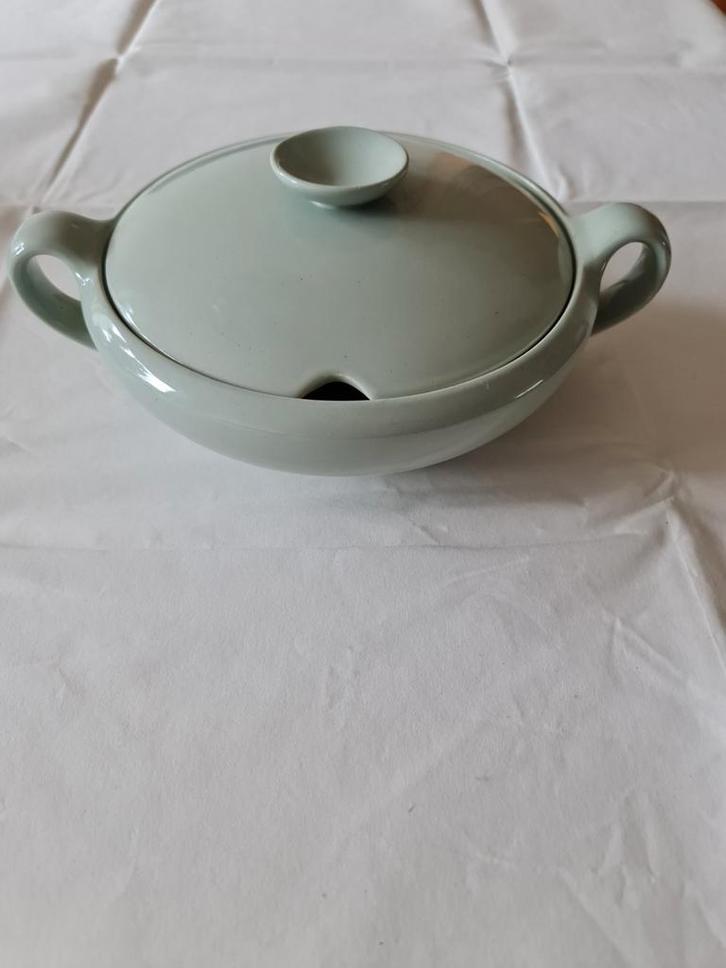 Dekschaal van de Goedewaagen- pastel groen, Verzamelen, Retro, Huis en Inrichting, Ophalen