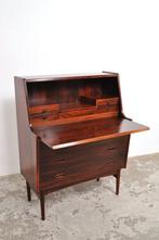 Vintage Arne Wahl Iversen desk in palissander bureau kast, Gebruikt, Ophalen of Verzenden