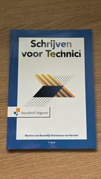 Schrijven voor technici, Boeken, Martine van Bouwdijk Bastiaanse - van Berckel, Zo goed als nieuw, Ophalen
