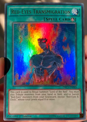 Yu-Gi-Oh! Red Eyes Transmigration DRL3 1st Edition ! beschikbaar voor biedingen