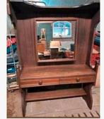 Eiken kaptafel, Huis en Inrichting, Tafels | Kaptafels, Ophalen, Hout, 50 tot 100 cm, Minder dan 100 cm