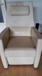 Relaxstoel, Prominent, Huis en Inrichting, Fauteuils, Ophalen, Minder dan 75 cm, Leer, Zo goed als nieuw