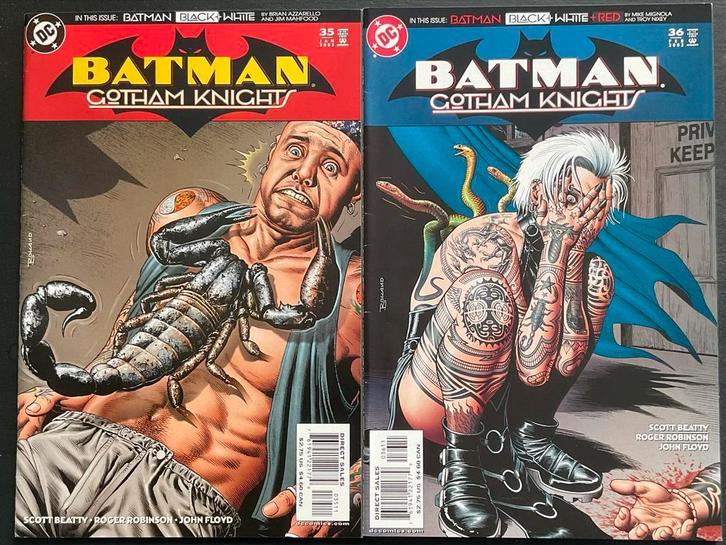 Batman Gotham Knights #33-36, 41 met Black & White verhalen, Boeken, Strips | Comics, Zo goed als nieuw, Meerdere comics, Amerika