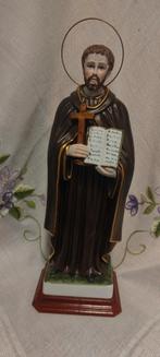 1124 Beeld Heilige Ignatius - porselein, Ophalen of Verzenden, Zo goed als nieuw, Beeld(je), Christendom | Katholiek