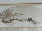 Chinees zijde schilderij vogel decor 53.5/27.5 cm, Antiek en Kunst, Kunst | Niet-Westerse kunst, Ophalen of Verzenden