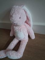 Knuffel konijn roze wit Billy Happy Horse Blokker 38 cm L767, Ophalen of Verzenden, Zo goed als nieuw, Konijn